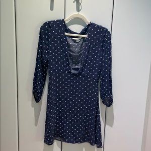 American Eagle Scoop Neck, Polka Dot Dress